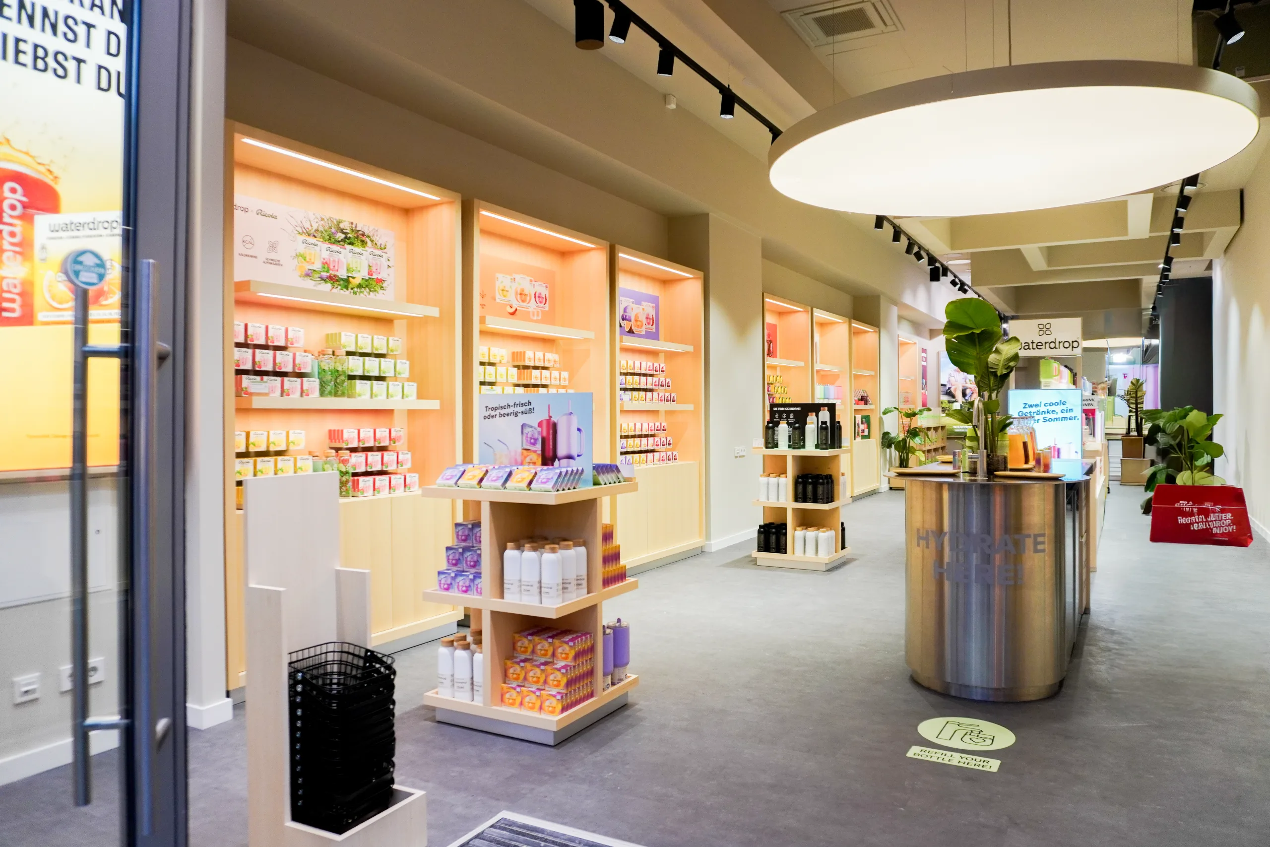 Waterdrop Store Berlin – Ladenausbau Berlin